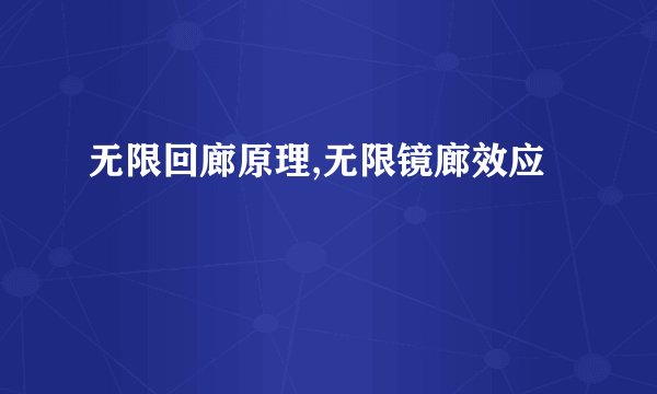 无限回廊原理,无限镜廊效应