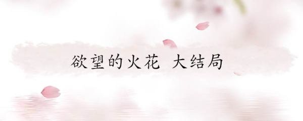 欲望的火花大结局