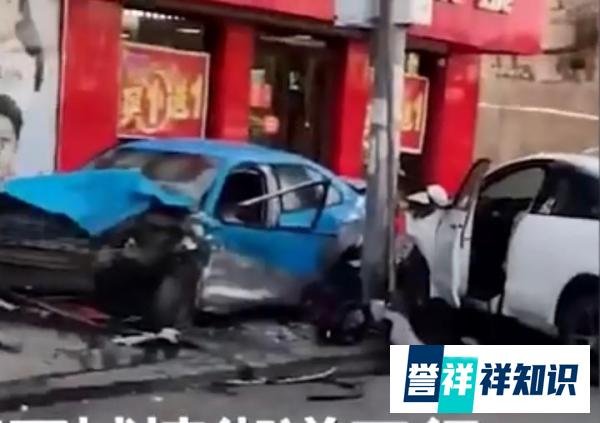 吉林一轿车高速逆行冲撞行人造成6死2伤，现场照片曝光