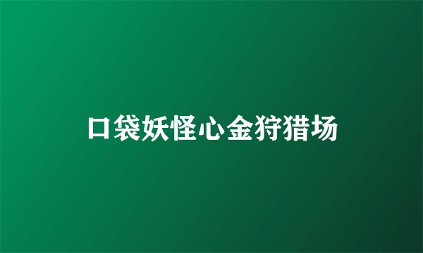口袋妖怪心金狩猎场