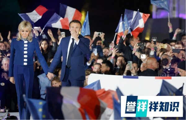 马克龙连任法国总统，获胜演讲几度哽咽……
