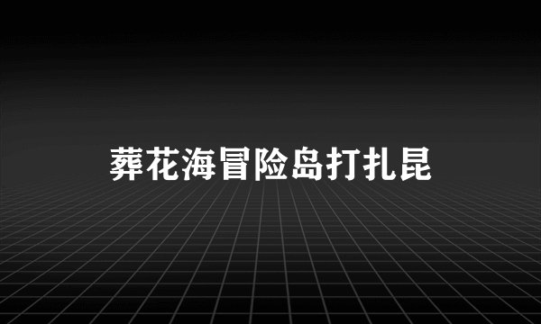 葬花海冒险岛打扎昆