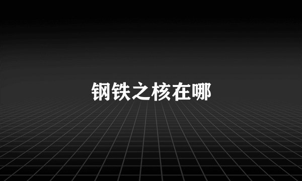钢铁之核在哪