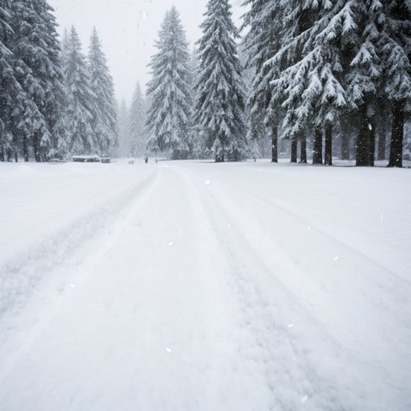 在暴雪时分拍摄地