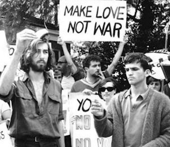 make love, not war是什么时候出现的？