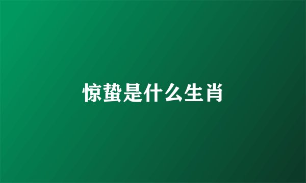 惊蛰是什么生肖