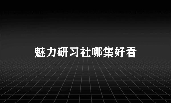 魅力研习社哪集好看